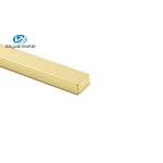 ODM Matt Silver Aluminium Flat Profile Alu 6063 T5 Extruded Rectangular