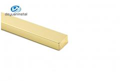 China ODM Matt Silver Aluminium Flat Profile Alu 6063 T5 Extruded Rectangular supplier