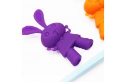 China Cartoon Rabit Shaped Silicone Helper Chopstick Head for Kid Training supplier