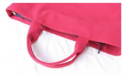 China Custom Printed Cotton Canvas Tote Bag Khaki / White / Blue / Red Optional supplier