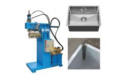 China 80mm/s Handmade Sink Edge Pressing Machine Hydraulic Braking Pneumatic Clamping Rolling Crack supplier