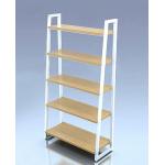 Wood And Metal Display Fixtures 5 Layers Retail Storage Racks Stand For Shop for sale