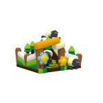 Children Inflatable Fun City Attractive Sheep Theme Inflatable Outside Amusing Playground