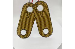 China Polyimide Flexible Heating Pad , Thin Film Heating Element For Warm Palace Belt supplier