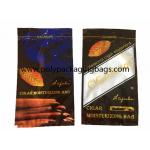 Custom Printed High Quality Cigar Leaves In Plastic Composite Packaging Bags for sale