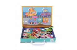 China Busy Traffic Educational Magnetic Jigsaw Puzzle Stickers For Kids supplier