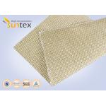 Chemical Resistant High Temperature Fiberglass Cloth / High Heat Resistant Silica Cloth Abrasion for sale