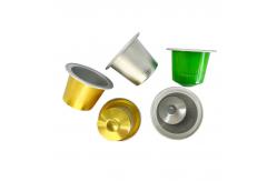 China Aluminum Empty Coffee Capsules for Nespresso Food Packing and Environmental Friendly supplier