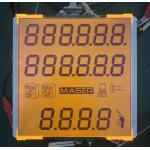 Customized 20 Digits Custom LCD Panel Monochrome Fuel Dispenser Lcd 7segment Display