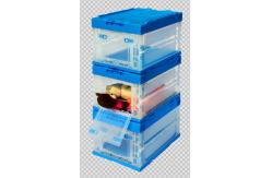 China Durable Collapsible Plastic Containers Opening Width Sides 530*365*335 mm supplier