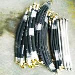 Custom Lengths High Pressure Hydraulic Hose with Nitrile Inner Tube Material and Crimp Or Reusable Fittings for sale