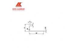 China Matte Silver 27cm Square Tile Decorative Aluminum Trim Anodized supplier