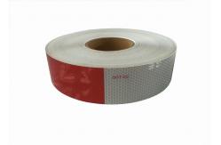 China Red And White Dot C2 Reflective Tape Self Adhesive Ror Vehicles supplier