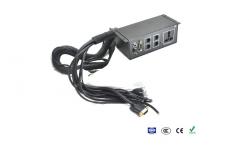China CE vga audio rj45 electrical computer table power socket plug box supplier