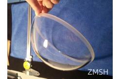 China Single Crystal Al2O3 Sapphire Domes Impact UV Resistance Sapphire Hemisphere Windows supplier