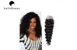 China Unprocessed Curly Brazilian Lace Closure No Shedding And No Tangle supplier