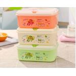 960ml Reusable Plastic Lunch Containers , Reusable Meal Prep Containers