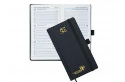 China OEM ODM Black Mini Weekly Planner With Hourly Schedule Monthly Tabs supplier