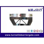 Self Locking Turnstile Barrier Gate 30~40 Persons / Min Traffic Light Indicator for sale