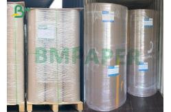 China Natural Kraft Paper Sandwich Wrapping Paper Roll With One Side Glossy supplier