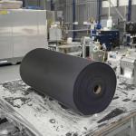 Soft Carbon Fiber Graphite Felt 0.3mm Thick 36x36mm 15m/Roll For Vacuum Furnace for sale