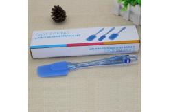 China Wholesale Promotion durable reusable FDA semi-transparent Silicone spatulas set supplier