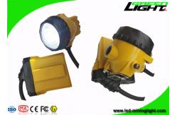 China Explosion Prevention LED Miners Headlamp 10.4Ah 25000lux Cable Flashing Light supplier