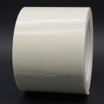40x70-20mm Cable Adhesive Label 1mil White Gloss Transparent Water Resistant Polyester Cable Label for sale