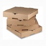 Rectangle CMYK Color Printing Food Container Paper Box Kraft Paper Pizza Box for sale