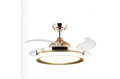 China Smd2835 240v Remote Led Ceiling Fan With Light supplier
