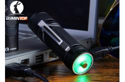 China Pocket Size Lumintop Edc25 Flashlight , Tactical Cree Rechargeable Torch supplier
