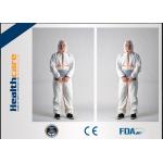 Disposable Coverall Suit Protective Clothing Overalls For Food Medical Lab Use for sale