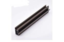 China Interior Anodized Champagne Aluminum Profile For Glass Frame supplier