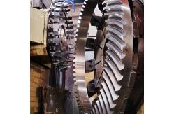 China Gleason System Gear Grinding Spiral Bevel Gears 30 Module Large Size supplier