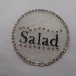 Custom Diamond Iron On Clothing Embroidery Patches Fashion 3D Large Logo for sale