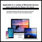 Wireless Bluetooth 3.0 Pin Code Keypad Numeric Keyboard With 7 Backlight