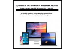 China Wireless Bluetooth 3.0 Pin Code Keypad Numeric Keyboard With 7 Backlight supplier