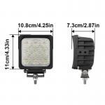 36V LED Mining Lights 27W Tractor LED Flood Lights IP67 Commercial