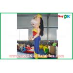 2m Height Inflatable Cartoon Characters Inflatable Bossy Cow With Built - In Blower