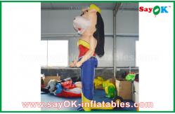 China 2m Height Inflatable Cartoon Characters Inflatable Bossy Cow With Built - In Blower supplier