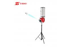 China LCD Screen Badminton Machine , Badminton Serve Machine Folding Tripod Wheels supplier