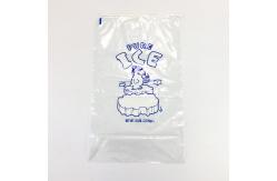 China Durable Heavy Duty Plastic 8 lb ice bags with drawstring 11x19 Inch supplier