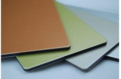 China CE 1250mm*3050mm Mirror Finish Ingot Gold ACM Sign Panels supplier