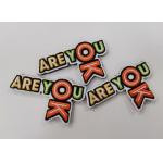 Heat Transfer Labels Embroidered Cloth Patches Customized Design For Clothes