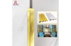 China V Shaped Aluminium Angle Profile 75x75 Moisture Resistant UVproof supplier