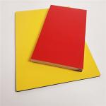 Fireproof Wood Grain Aluminium Composite  Panel , Aluminium Advertising Boards​ for sale