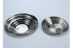 China SS304 Chafing Round Dinner Plates supplier