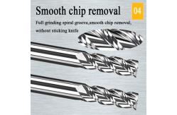 China 1mm CNC Tungsten Carbide End Mill Hrc55 Aluminium End Mill Mills Cut Tool supplier