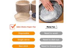 China Mini Baking Paper Pie Pan Tart Mold Pie Wood Pulp supplier