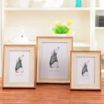 American Style Custom Photo Frame , 7 Color Wooden Wedding Picture Frames for sale